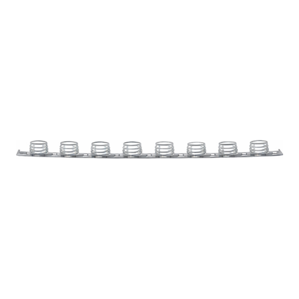Greiner Bio One SAPPHIRE 8-CAP STRIP, PP, NATURAL, FLAT,FOR 6732XX, FOR RT-PCR, 125 PCS./BAG