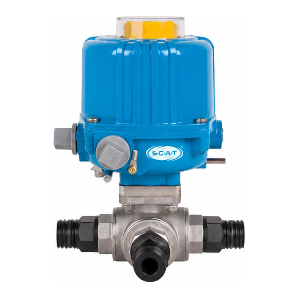 3-way ball valve, 3xGL25