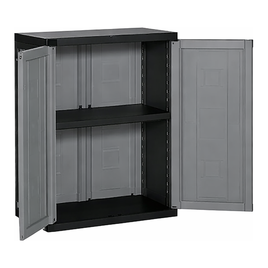 AS ONE Chemical-Resistant Cabinet (Lower Stage, Double Door) 9599000 Assembly Required