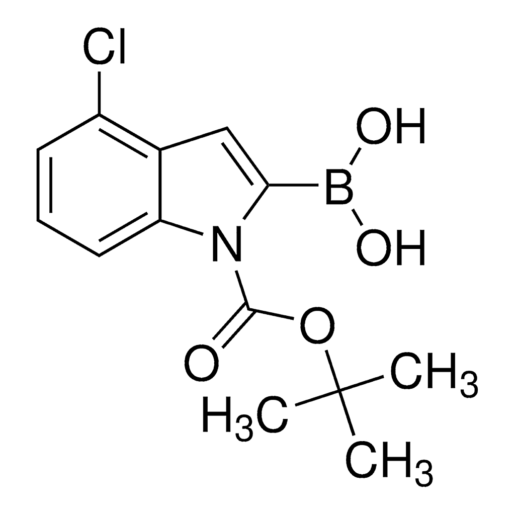 Merck 4-Chloro-N-(BOC)-indole-2-boronic acid