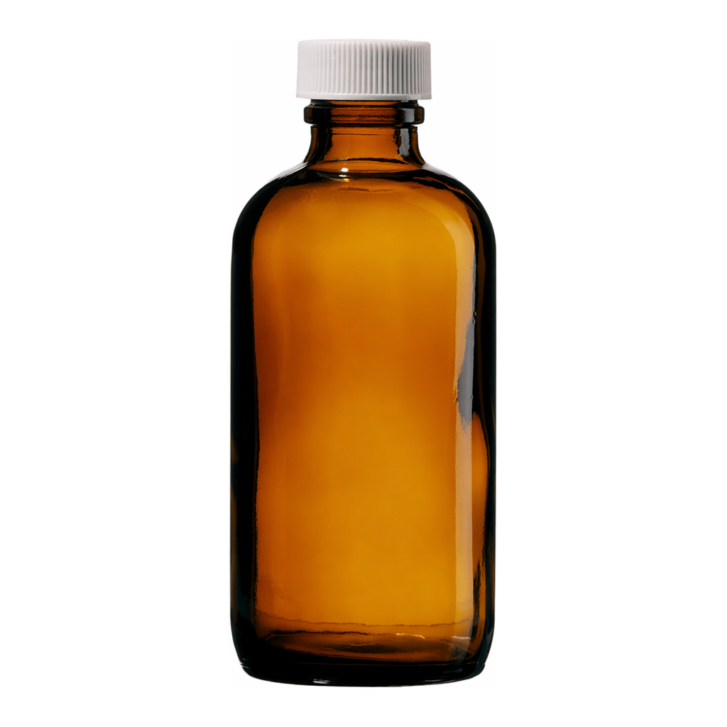 Thermo Fisher Scientific I-Chem Boston Round Narrow-Mouth Amber Glass Bottles with Closure, 125mL, unprocessed
