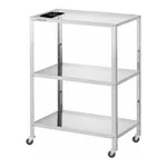 AS ONE Stainless Steel Wagon with Frame Regular Stages 460 x 310 x 809mm