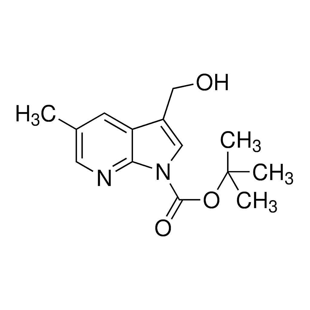 Merck tert-Butyl 3-(hydroxymethyl)-5-methyl-1H-pyrrolo[2,3-b]pyridine-1-carboxylate