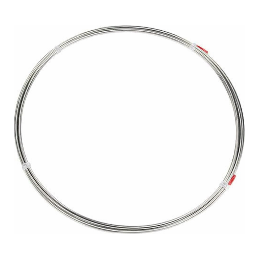 Restek Tubing, Stainless Steel, 304SS Rinsed and Cleaned 1/16in OD x 0.04in ID, 100ft Roll