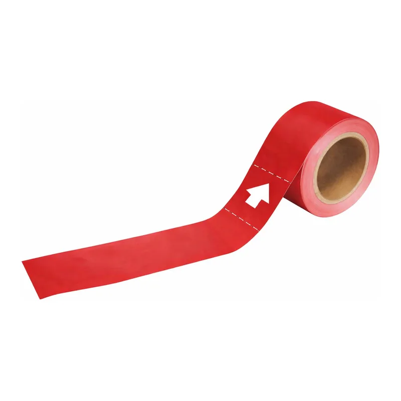 Brady BLANK RED Pipe Markers-To-Go