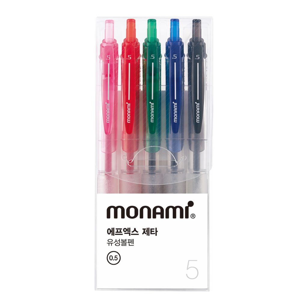 OFFICENEX 모나미 FX-제타 5색 세트(0.5mm)