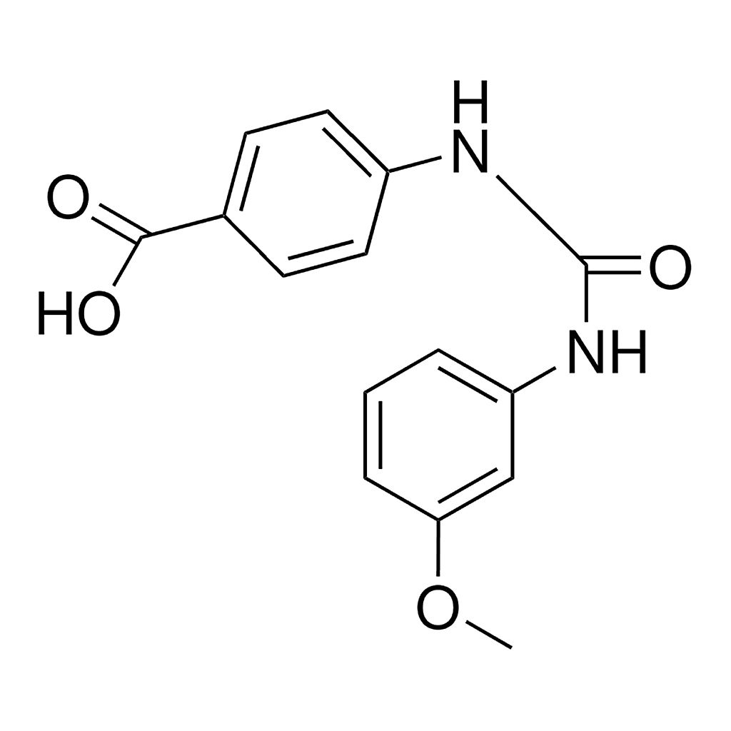 Merck 1-(M-ANISYL)-3-(4-CARBOXYPHENYL)UR