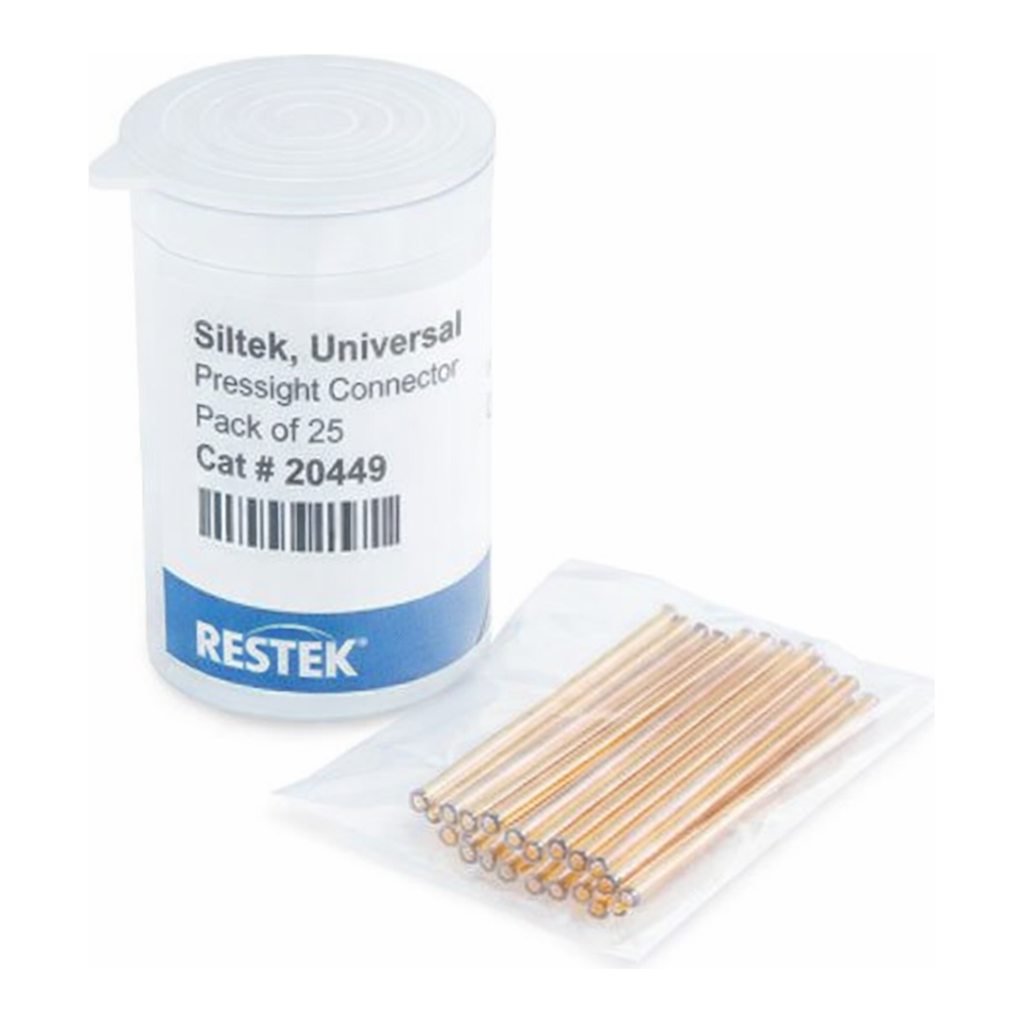 Restek Connector, Presstight, Universal, Siltek Deactivated Pack of 25