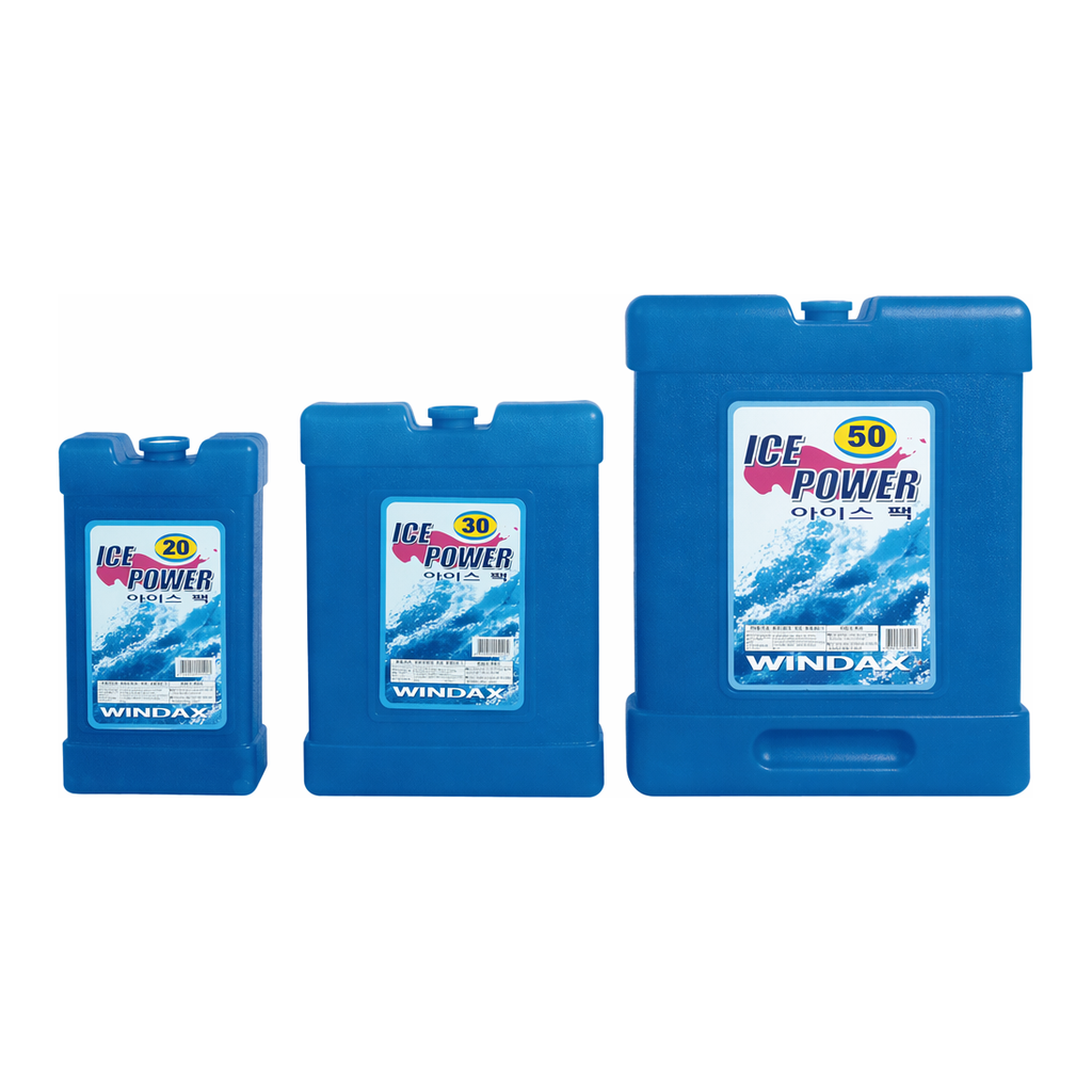 Daihan Science Windax HDPE Reusable Rectangular Ice Pack, 620·1000·1700 ㎖Ideal for Food, Hospi