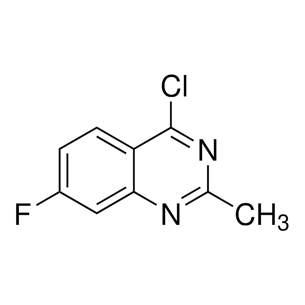 Merck 4-Chloro-7-fluoro-2-methylquinazoline