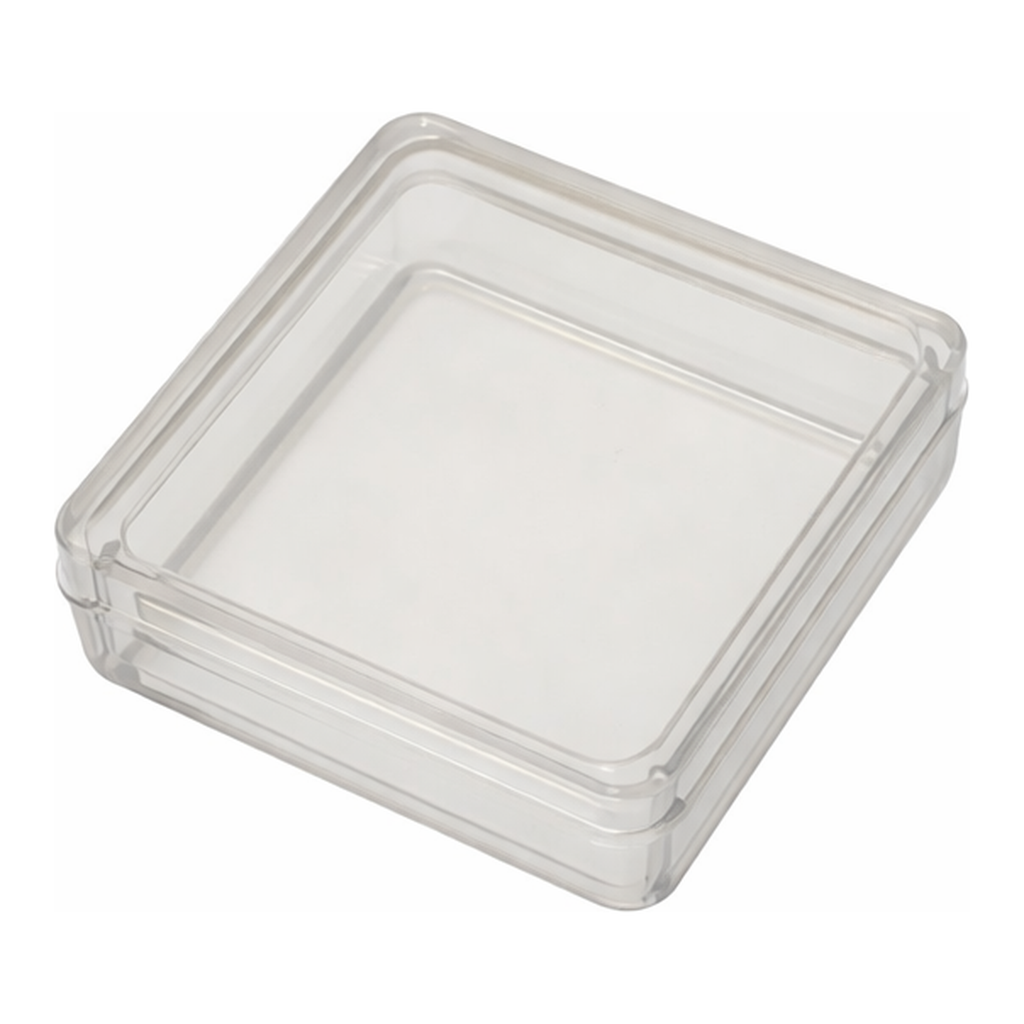 AS ONE ABS Uncharged Square Case Type 36 x 36 x 14mm 50 Pcs