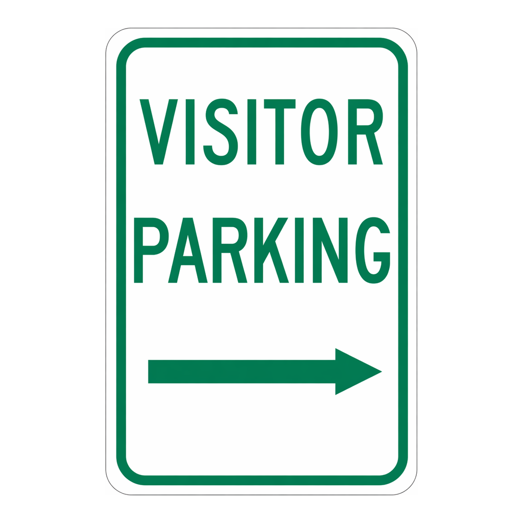Brady Visitor Parking Sign