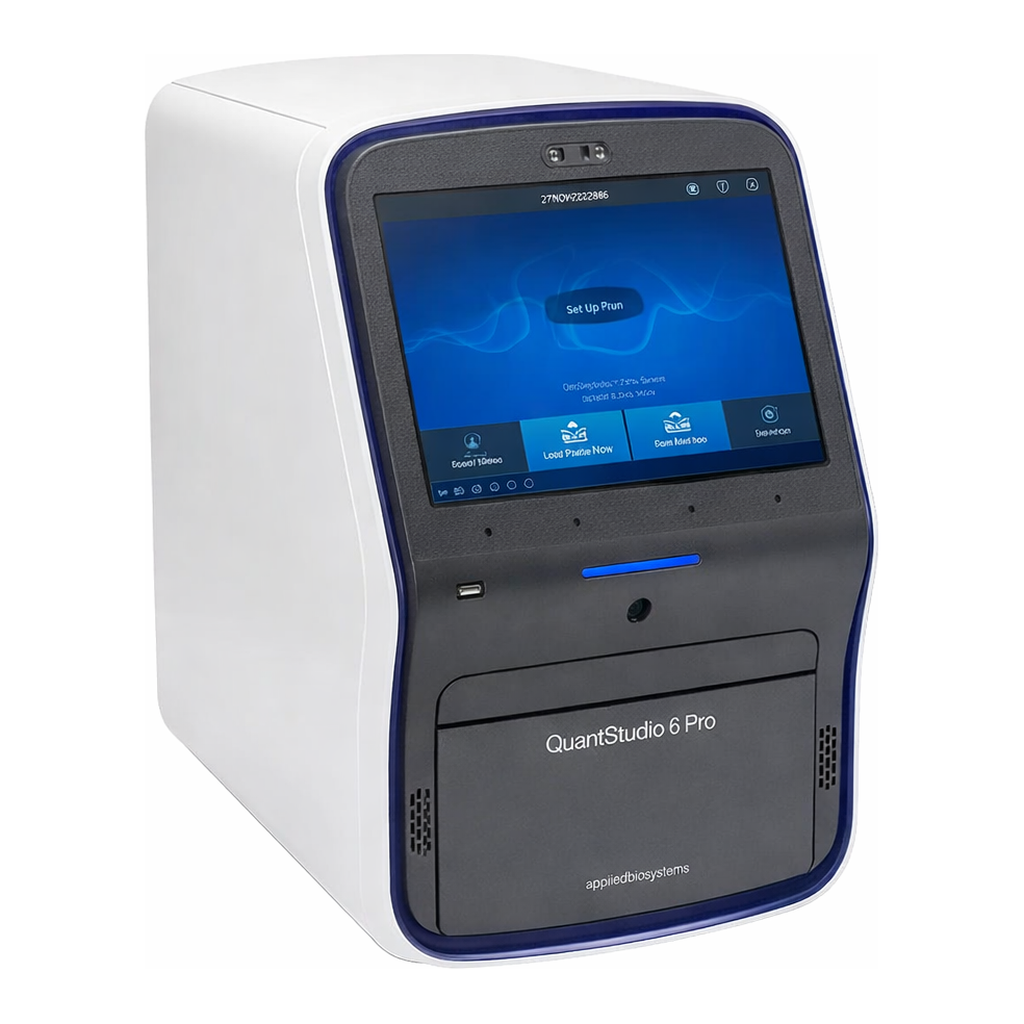 Thermo Fisher Scientific QuantStudio 6 Pro Real-Time PCR System, 96-well, 0.2 mL, laptop
