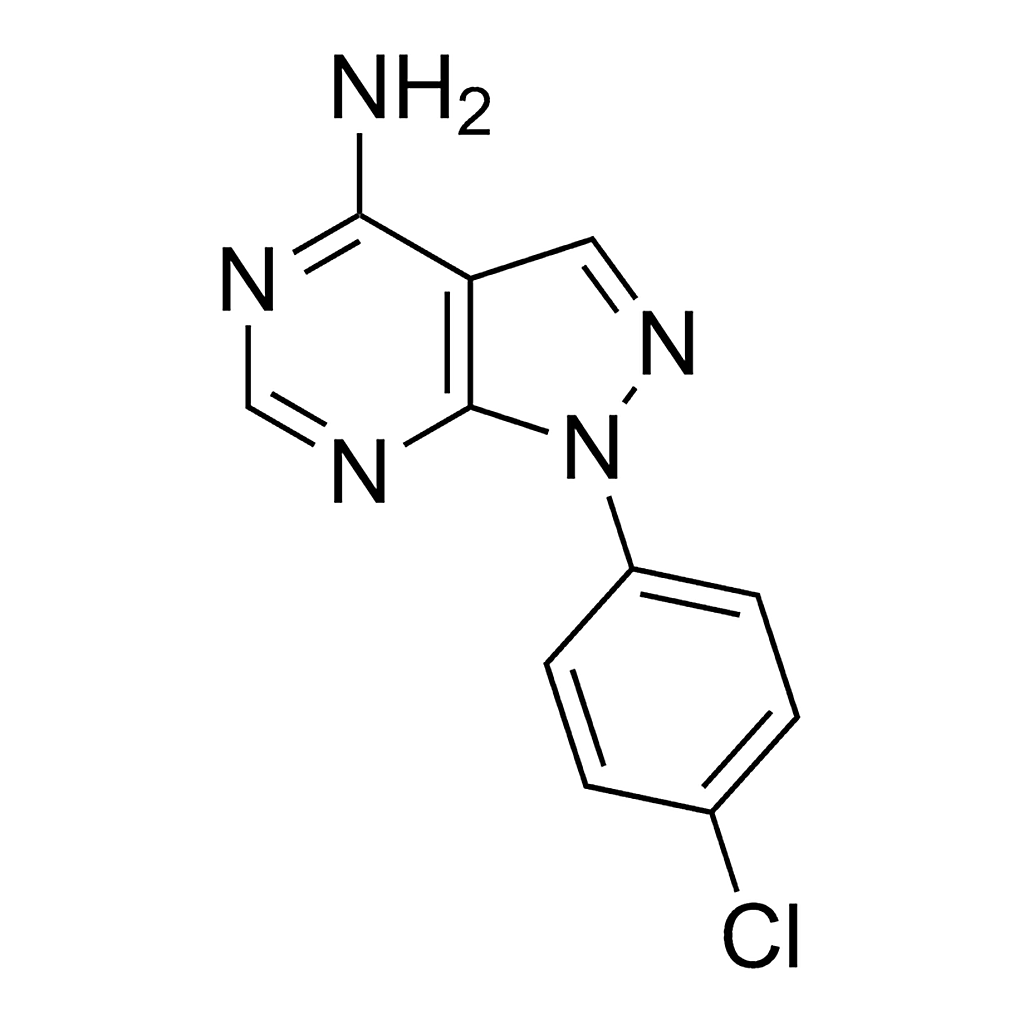 Merck 1-(4-Chlorophenyl)-1H-pyrazolo[3,4-d]pyrimidin-4-amine