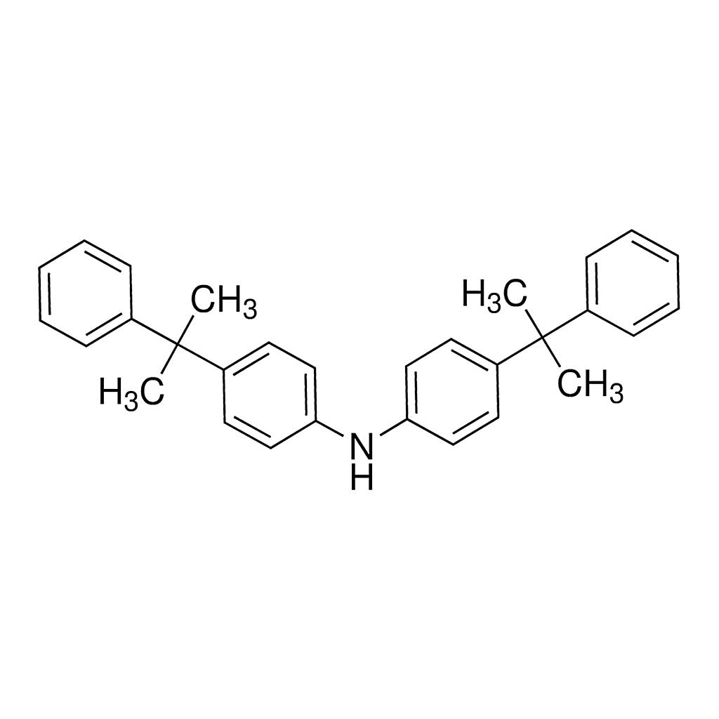 Merck 4-(1-Methyl-1-phenylethyl)-N-[4-(1-methyl-1-phenylethyl)phenyl]aniline