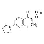 Merck 2-Fluoro-N-methoxy-N-methyl-6-(pyrrolidin-1-yl)nicotinamide