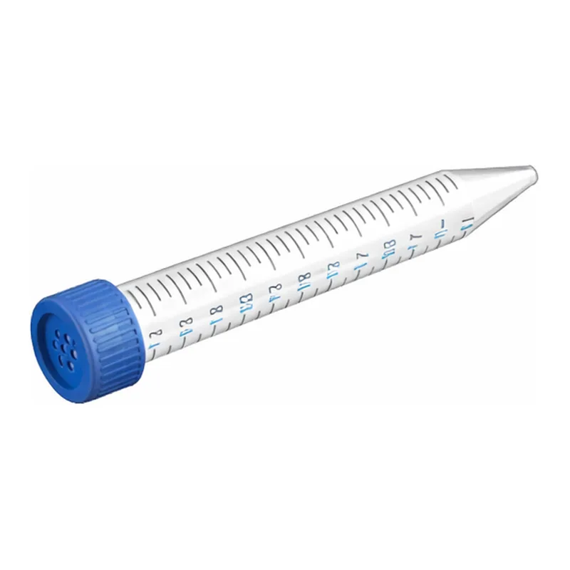 Greiner Bio One CELLSTAR® CELLREACTOR TUBE, 15 ML, PP,17/120 MM, CONICAL BOTTOM, BLUE FILTER SCREW CAP, NATURAL, BLUE GRADUATED, WHITE WRITING AREA, STERILE, 20 PCS./BAG,