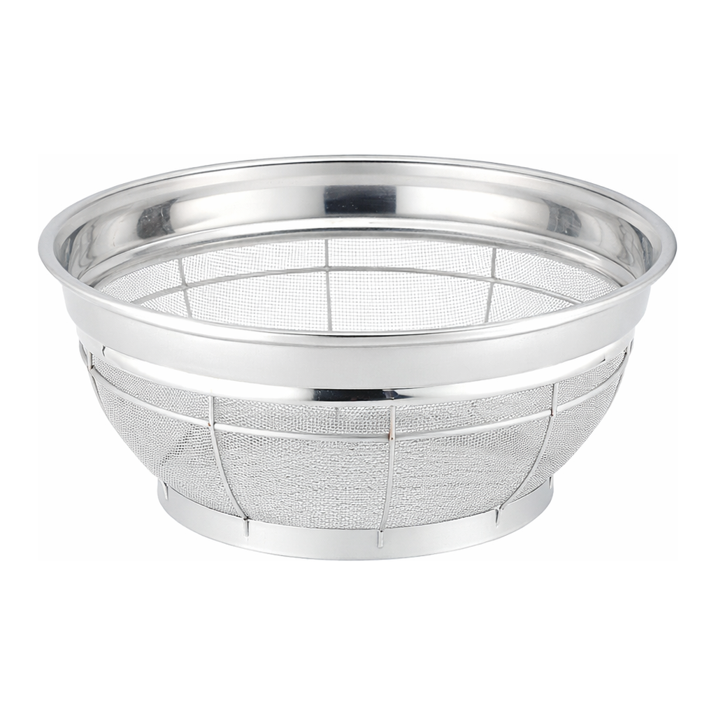 AS ONE Stainless Circular Universal Mesh Basket, F-Type, 스테인리스 원형 망바구니 (F 타입)