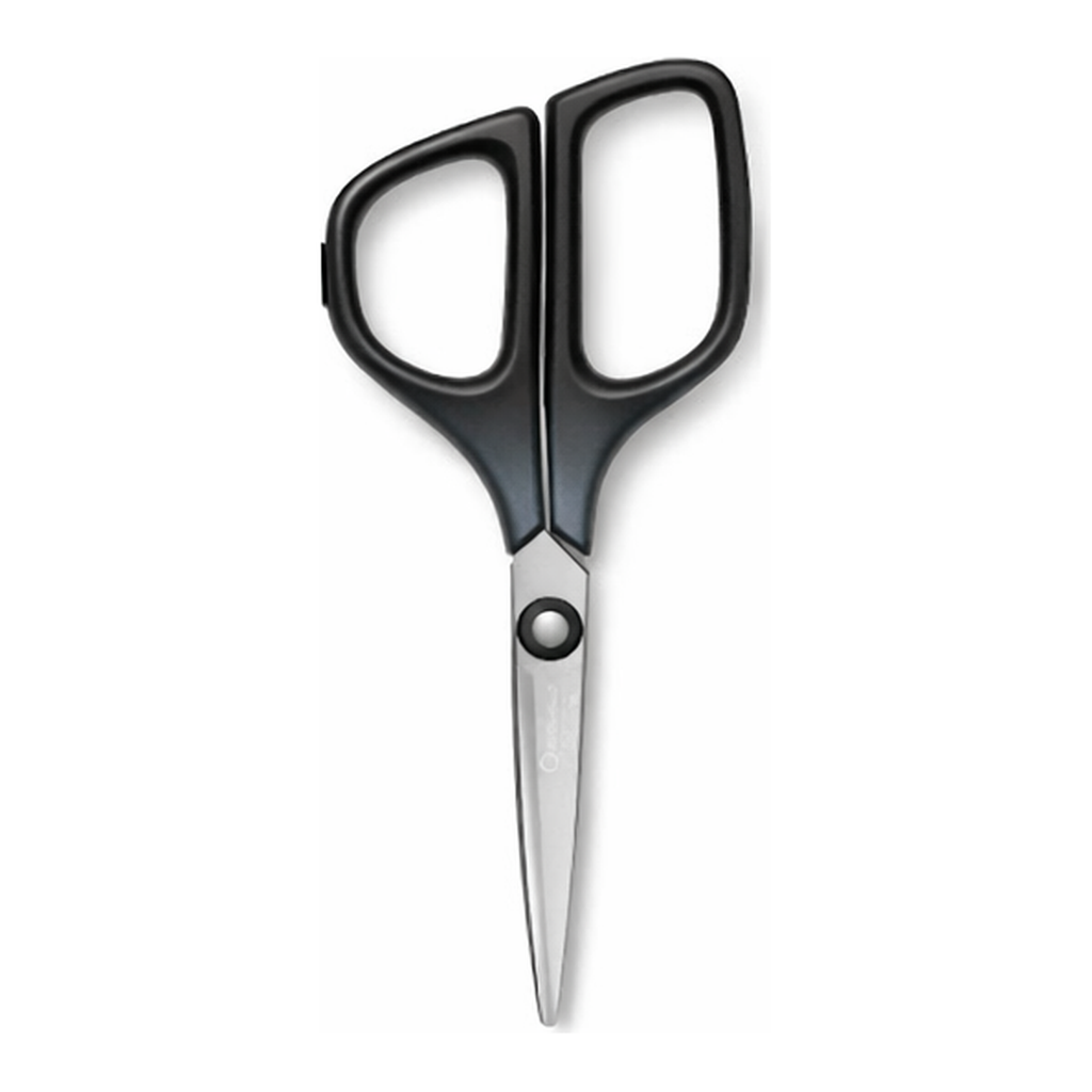 OFFICENEX 프린텍 3D 커브 가위 블랙 SF130-BK(소형, 135x70mm)
