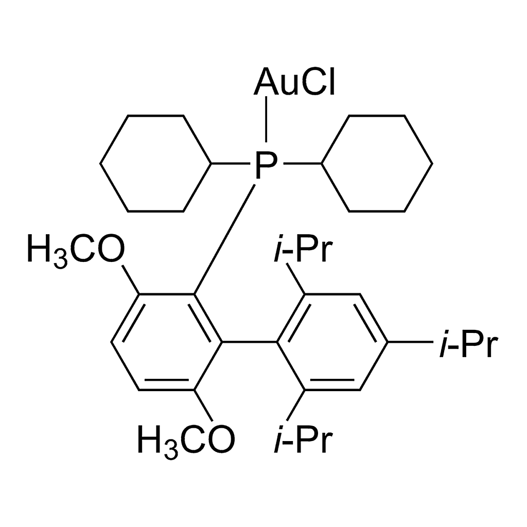 Merck Chloro[2-(dicyclohexylphosphino)-3,6-dimethoxy-2',4',6'-triisopropyl-1,1'-biphenyl]gold(I)