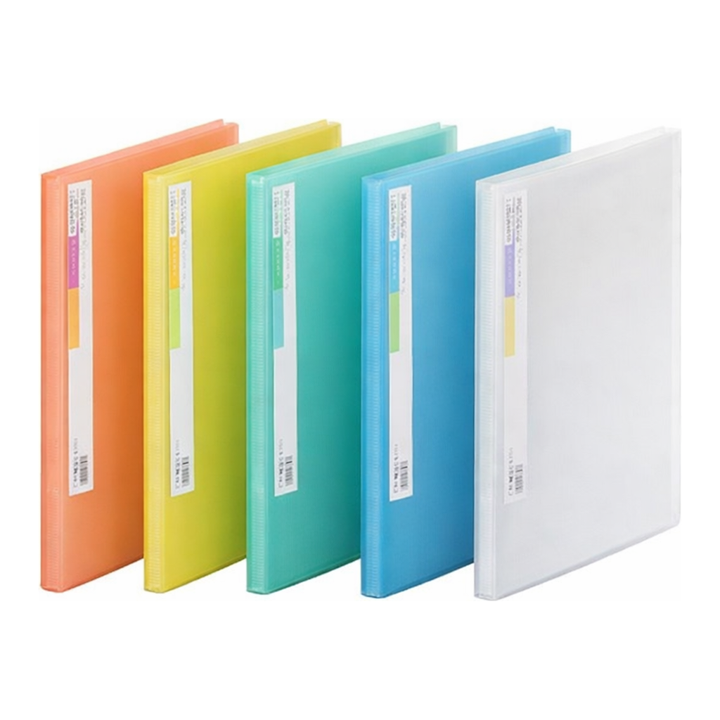 OFFICENEX 문화 투명PP 클리어화일 20매(A4/녹색/접착식/F429-73)