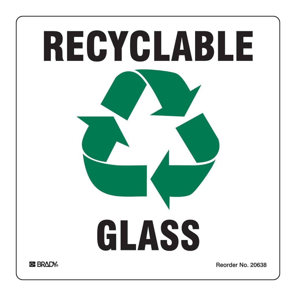 Brady Recyclable Glass Labels