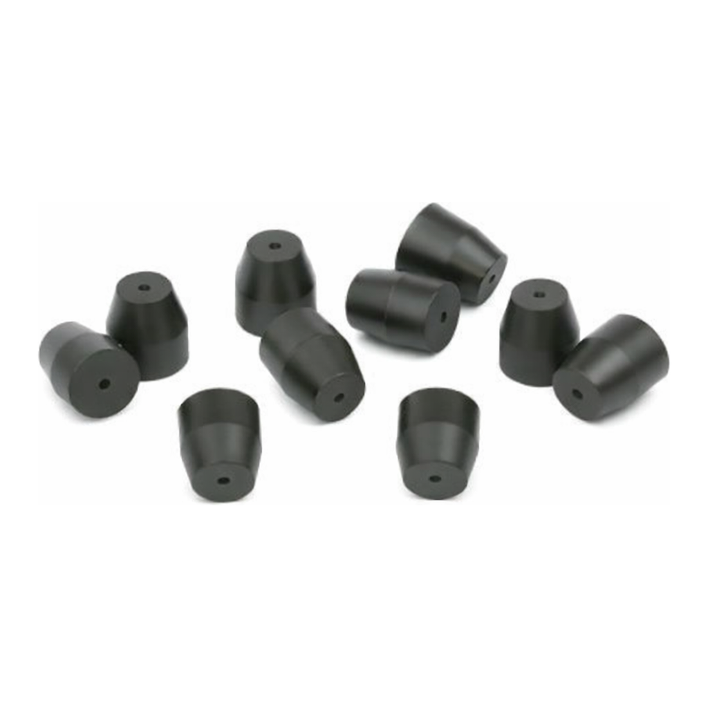 Restek Ferrule,Vespel/Graphite, VG1, 85% Vespel/15% Graphite Reducing, 1/8in to 0.8mm ID, 10-pk.
