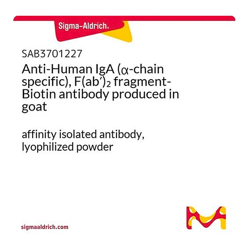 Merck Anti-Human IgA (alpha-chain specific), F(ab')2 fragment-Biotin antibody produced in goat