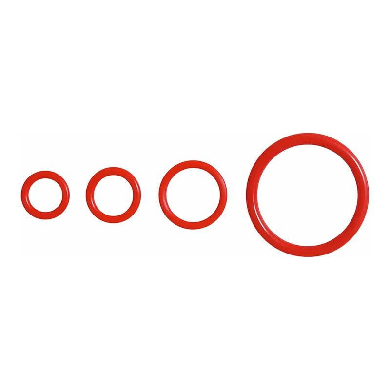 Daihan Science Silicone and Viton O-Ring, Red and Black, ID2.8~249.5mm, Autoclavable<br>With He