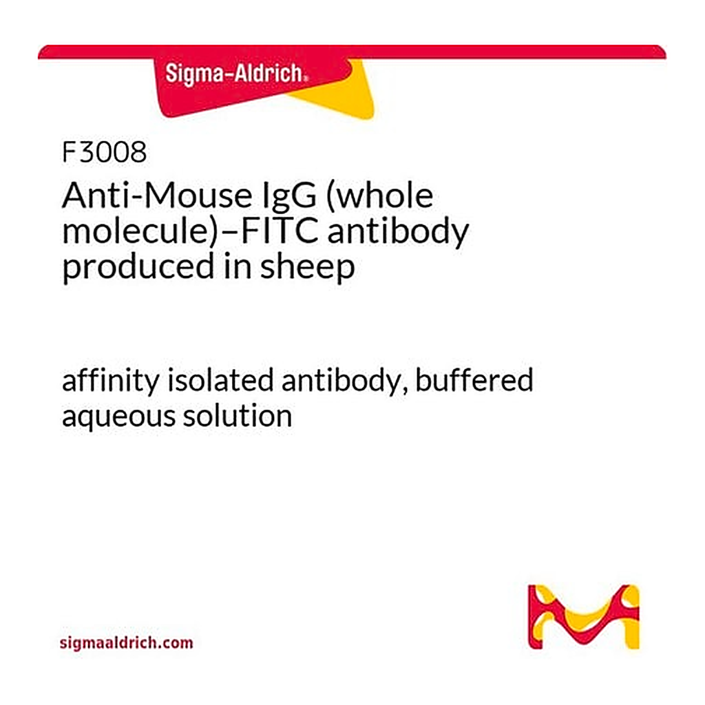 Merck Anti-Mouse IgG (whole molecule)-FITC antibody produced in sheep