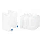 Daihan Science 5 & 10 Lit PP Square Aspiration Bottle / Carboy, with Graduation & Lever Stopcoc