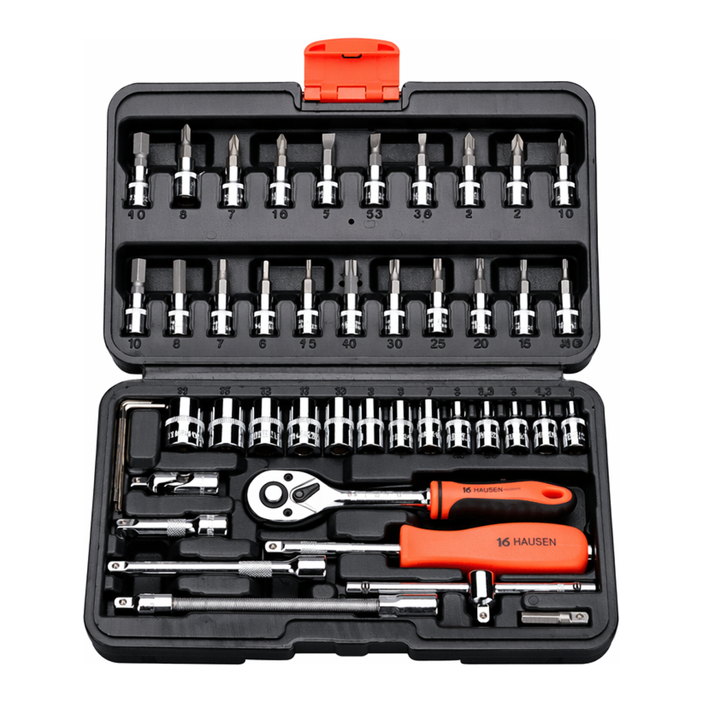OFFICENEX [P]1/4인치 6각 소켓렌치 세트 (46Pcs/SET/510346/타입:6각/NAVI)