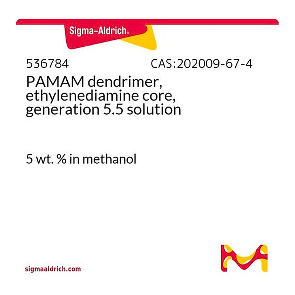 Merck PAMAM dendrimer, ethylenediamine core, generation 5.5 solution