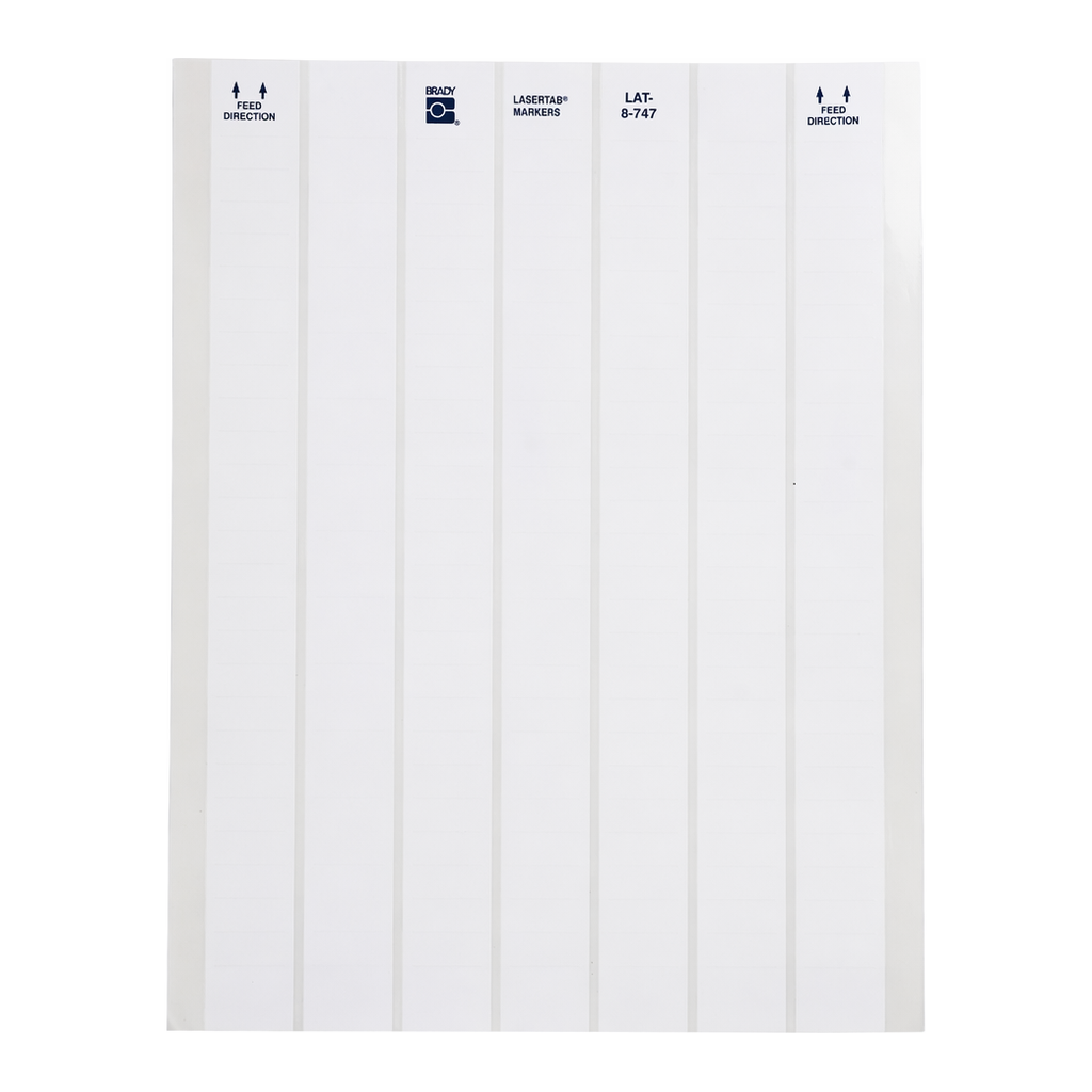 Brady LaserTab Series Polyester Labels