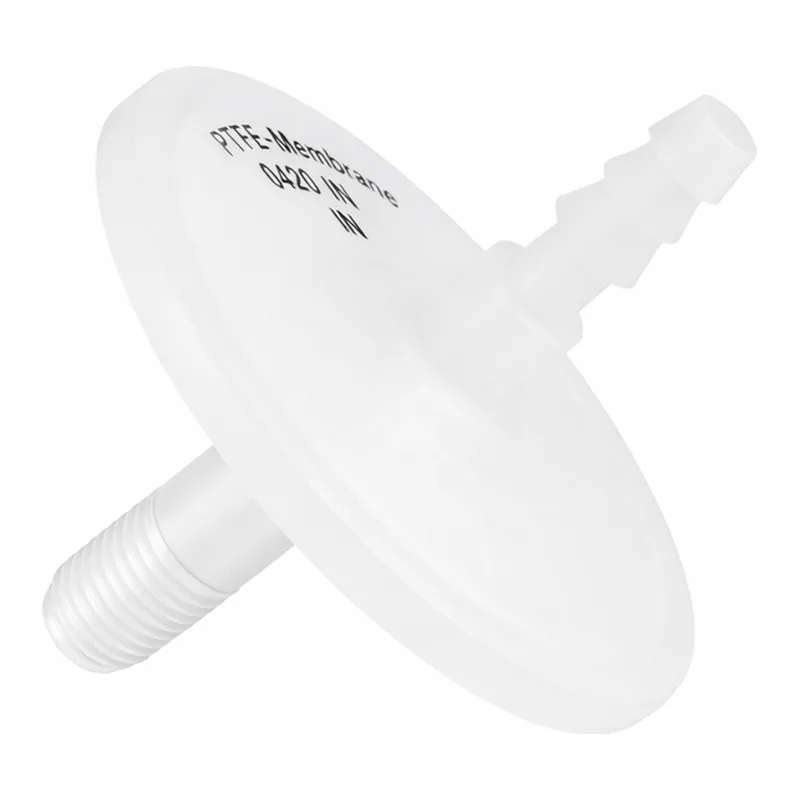 Daihan Science Biofil Φ50mm PTFE Syringe Filter, Non-sterile, with Hose Barb or Thread, 0.22 &