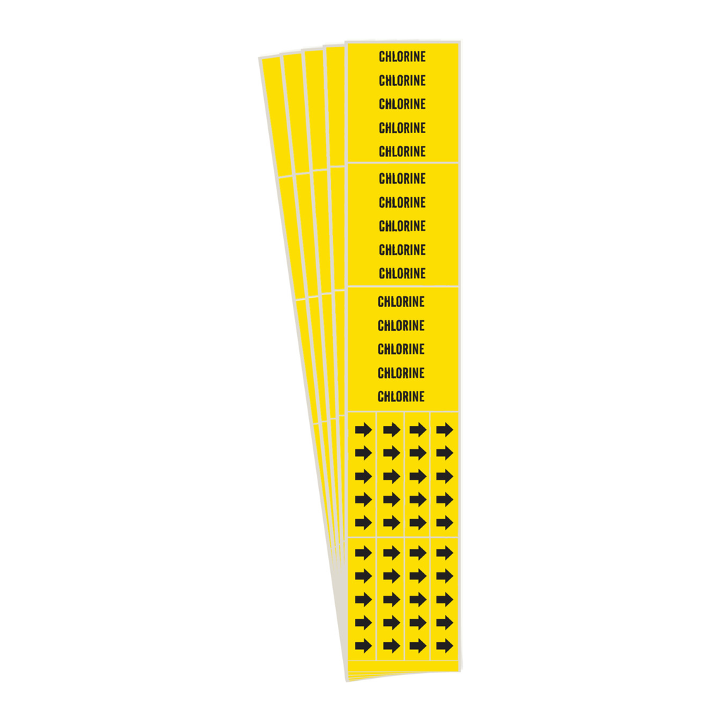 Brady CHLORINE Pipe Marker