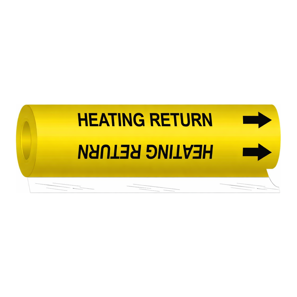 Brady HEATING RETURN High Performance Pipe Marker