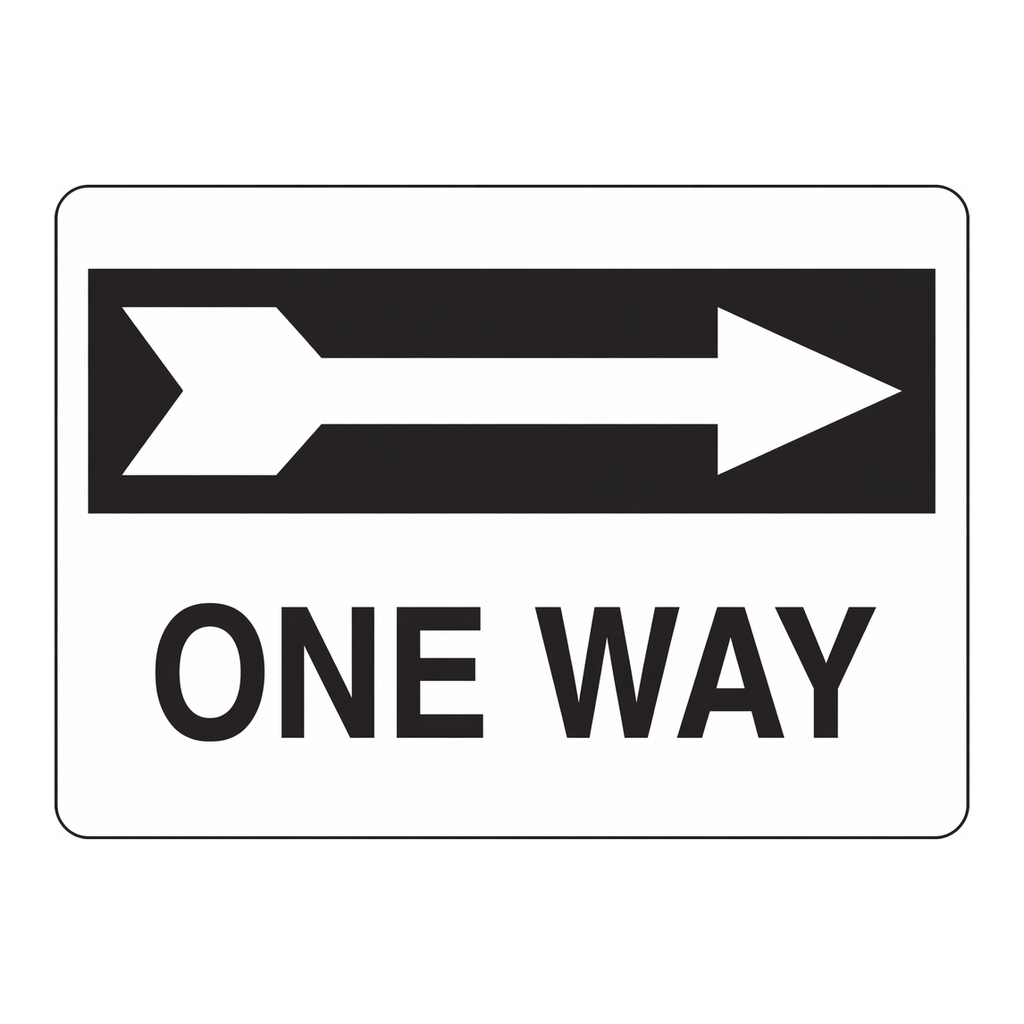 Brady One Way Sign