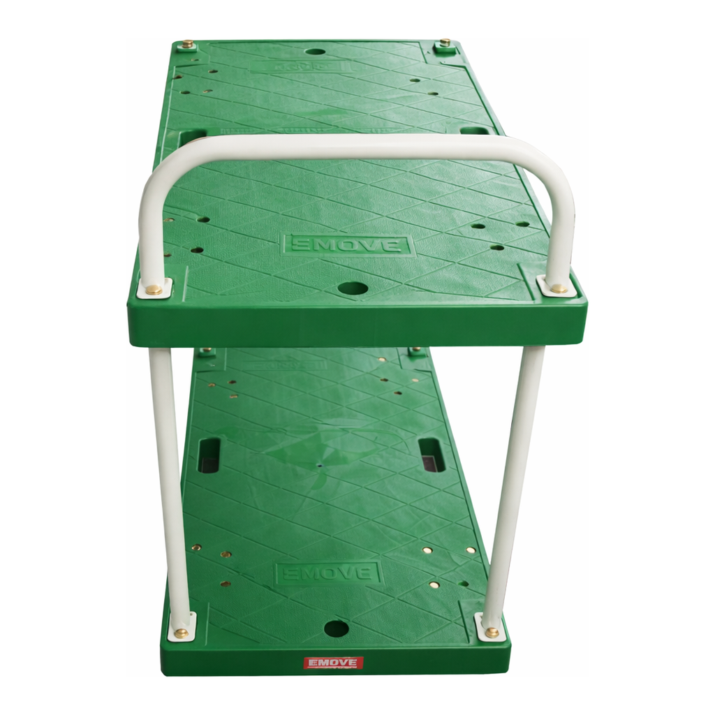 OFFICENEX [P]녹색 2단대차(대/허용하중200kg/900×600×960mm/NAVI)