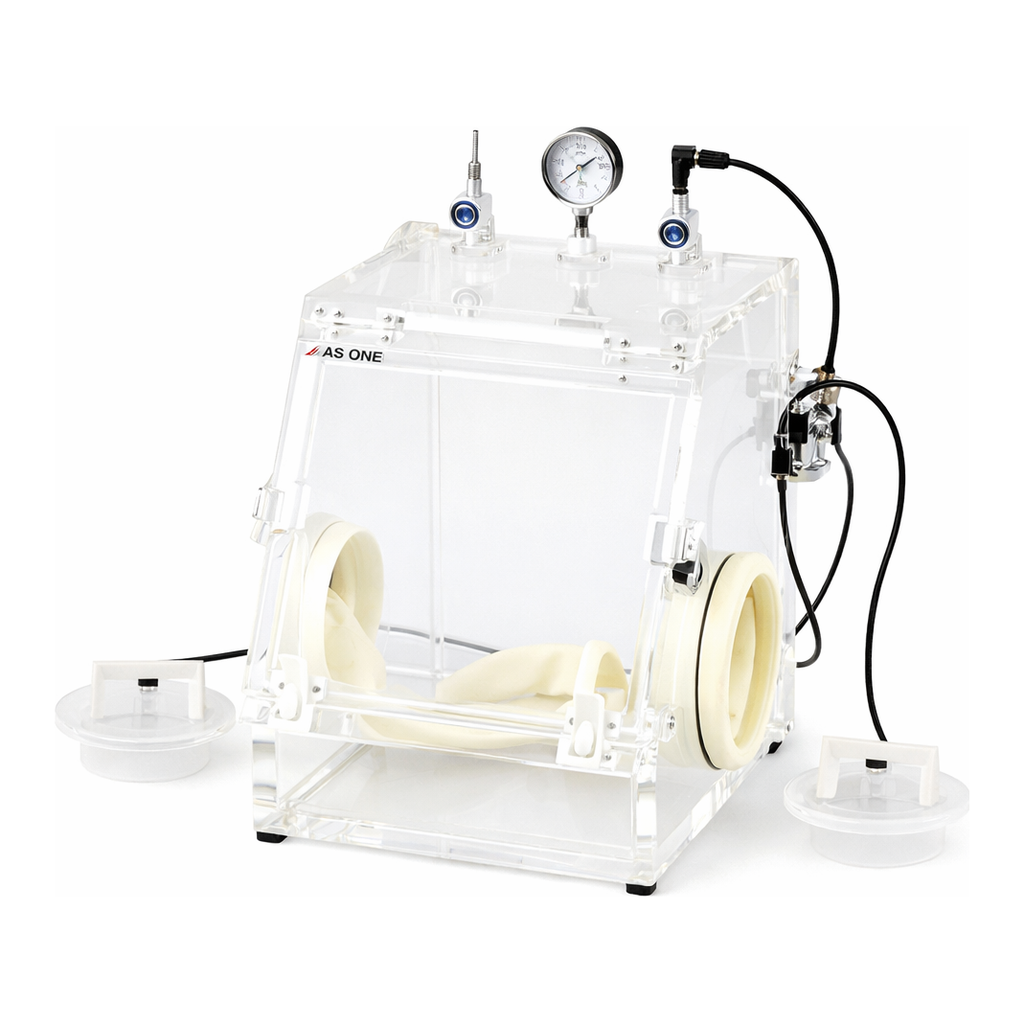 AS ONE All Acrylic Vacuum Glove Box, 아크릴제 진공 글러브박스