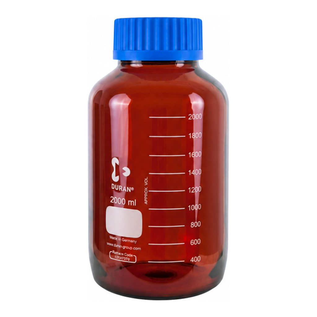 DURAN lab bottle, GLS80, 2000 ml, brown