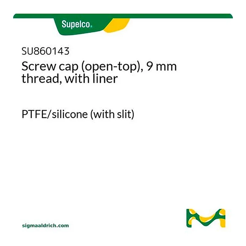 Merck Screw cap (open-top), 9 mm thread, with liner