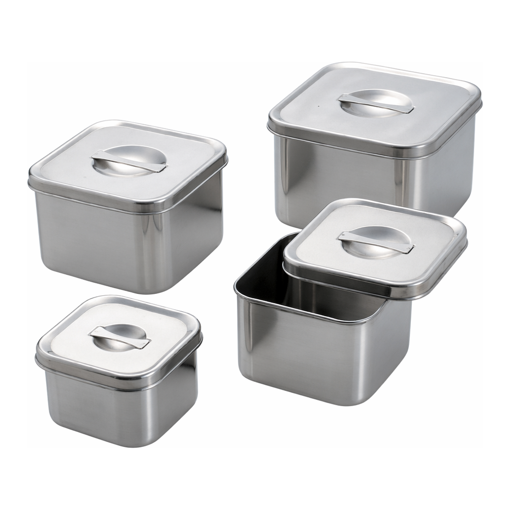 AS ONE Stainless Square Pot, 스테인리스 각형포트
