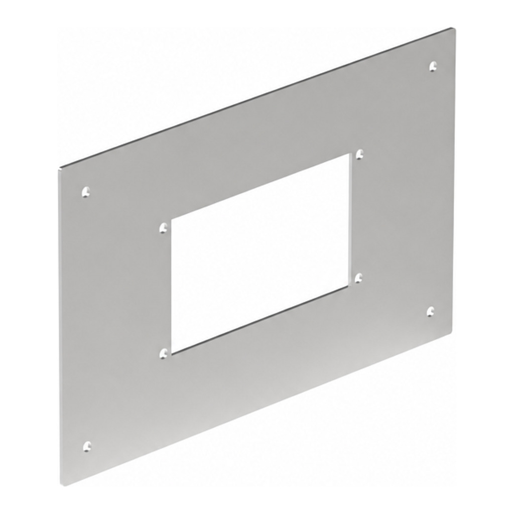 Front panel for built-in signal box