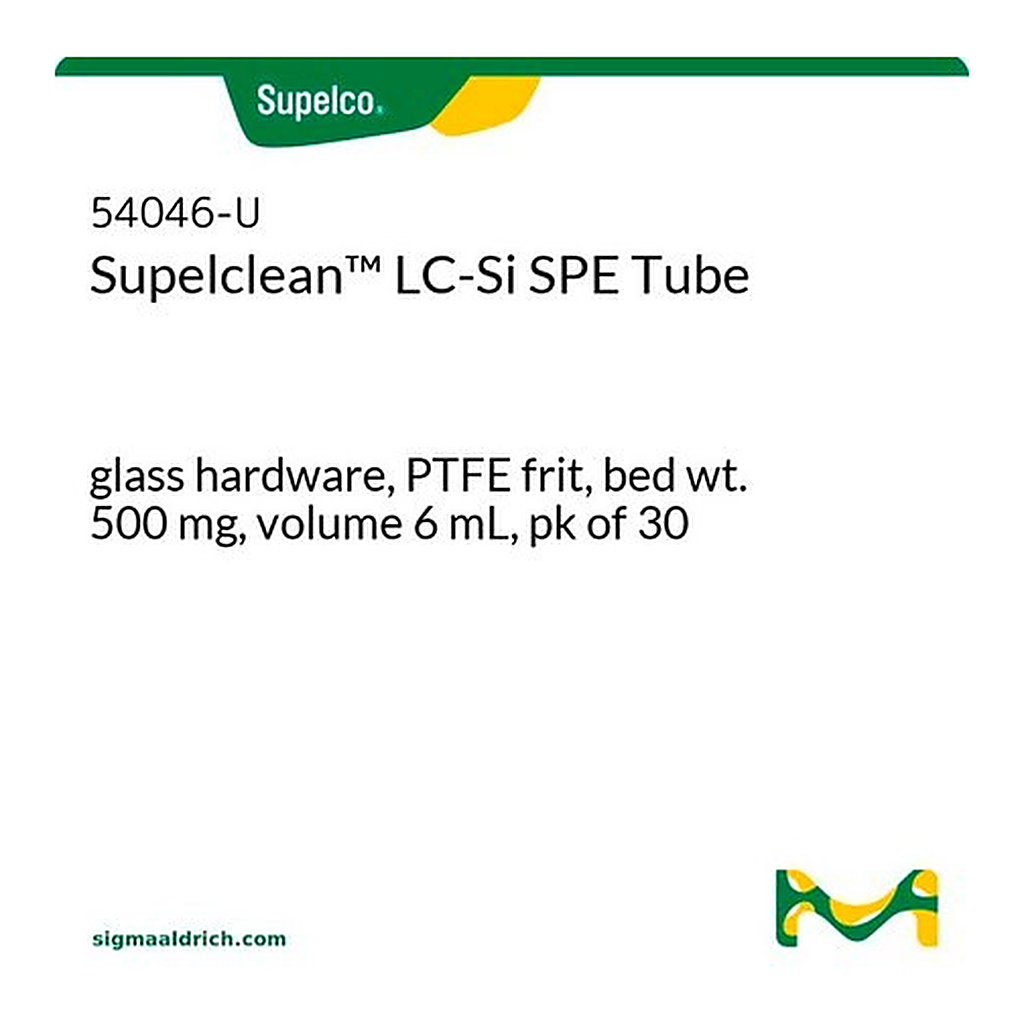 Merck PK30 SUPELCLEAN LC-SI 6ML/500MG GLASS