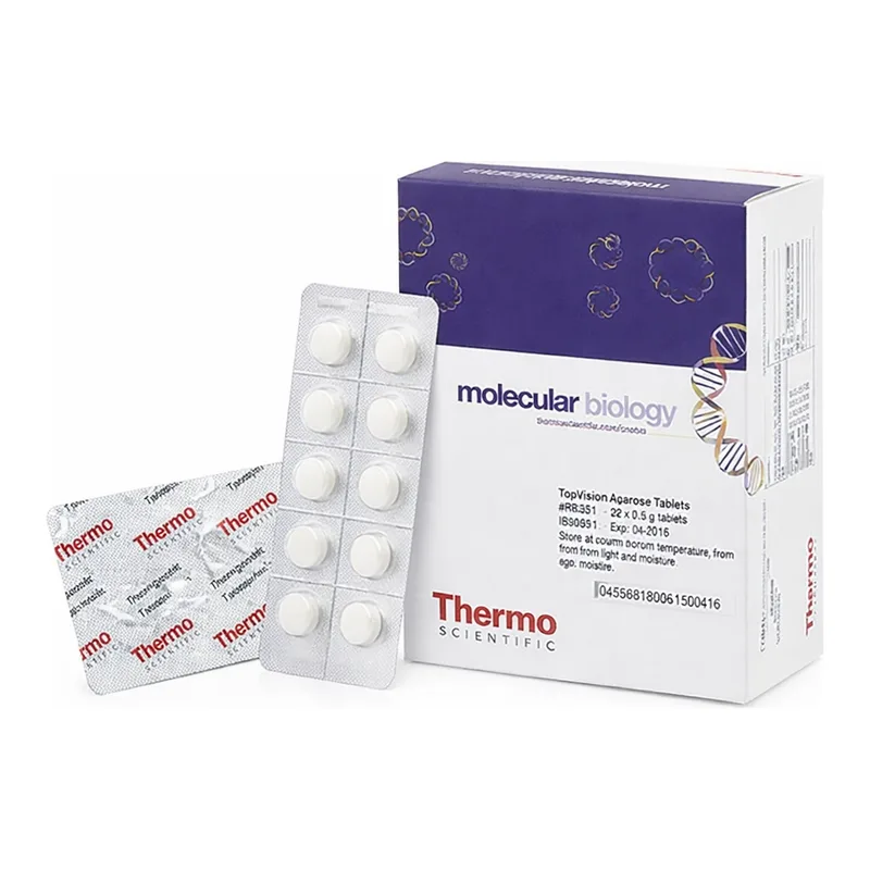 Thermo Fisher Scientific TopVision Agarose Tablets, 200 Tablets (0.5 g each)