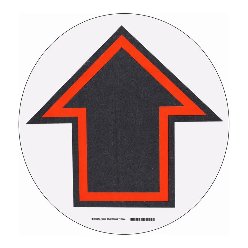 Brady Arrow ToughStripe Floor Sign