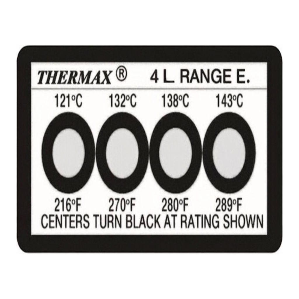 THERMAX 4 LEVEL IRREVERSIBLE STRIP RANGE