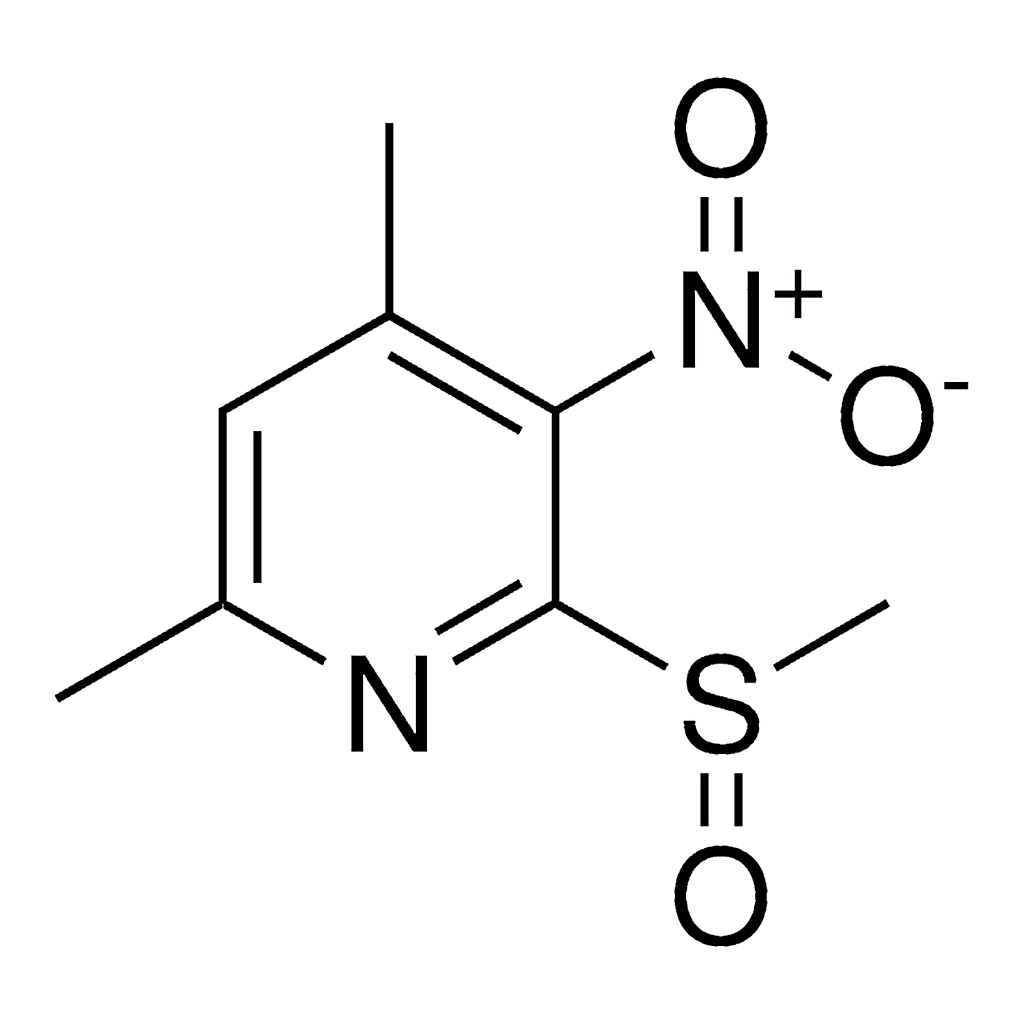Merck 4,6-Dimethyl-2-(methylsulfinyl)-3-nitropyridine