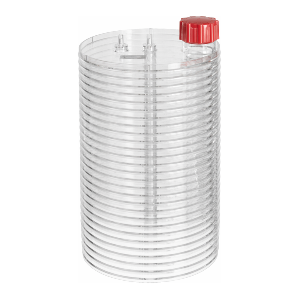 Greiner Bio One CELLDISC, 24 LAYERS, 6.000 CM², PS, CLEAR,TC, STANDARD SCREW CAP RED, STERILE, SINGLE PACKED
